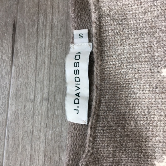 J.Davidson nordic wool sweater (women, s, tan) - Picture 3 of 5